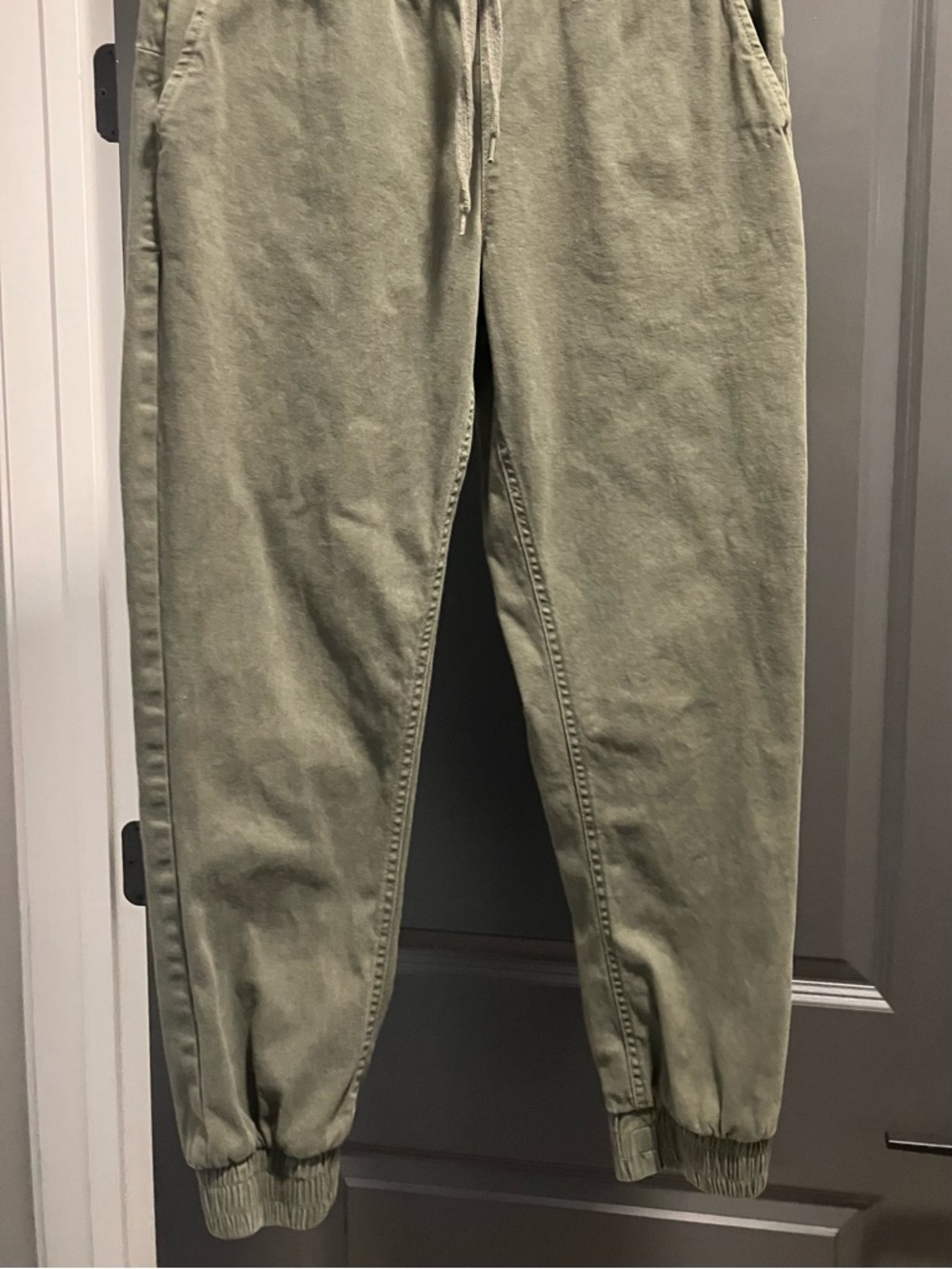 RDI Olive Utility Drawstring Waist Pants - Picture 5 of 9